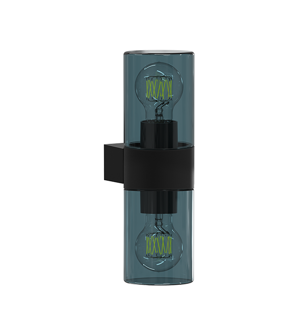 Lámpara de pared de vidrio doble redonda HR60464 Lámpara de pared de vidrio doble redonda HR60464