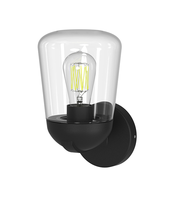 Lámpara de pared con cubierta de vidrio superior plano HR60112 Lámpara de pared con cubierta de vidrio superior plano HR60112