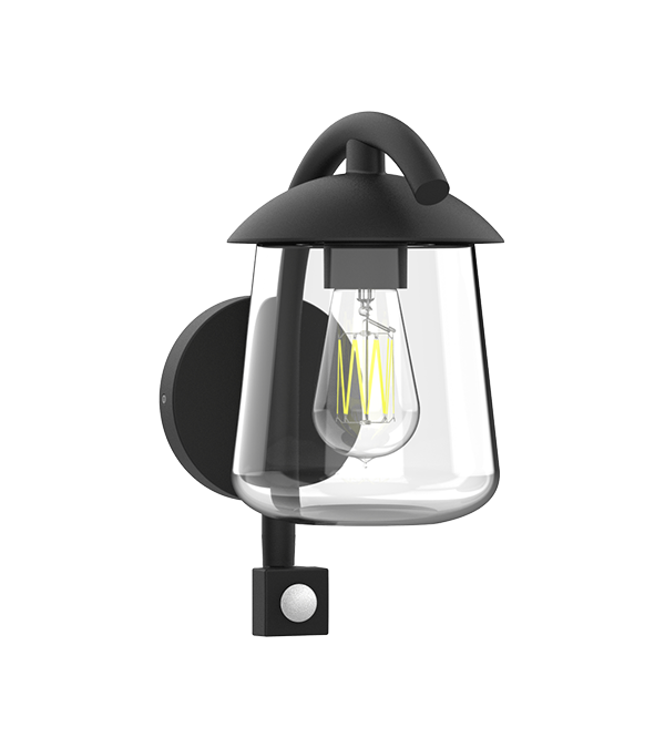 Lámpara de pared de inducción de vidrio con parte superior plana Parrot Bend HR60673S Lámpara de pared de inducción de vidrio con parte superior plana Parrot Bend HR60673S