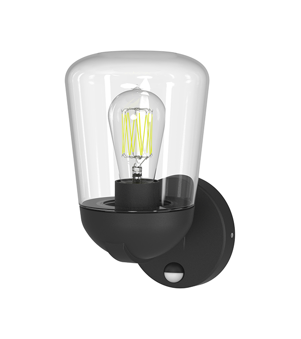Lámpara de pared de inducción con cubierta de vidrio plana HR60112S Lámpara de pared de inducción con cubierta de vidrio plana HR60112S