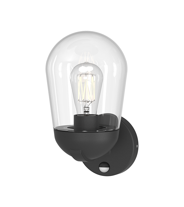 Lámpara de pared de inducción con campana de cristal Rocket Head HR60111S Lámpara de pared de inducción con campana de cristal Rocket Head HR60111S