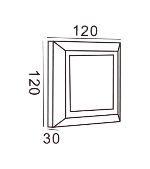 Aplique de pared Apple rectangular HR20032 Aplique de pared Apple rectangular HR20032