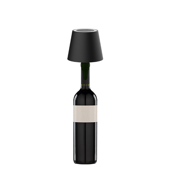 Lámpara de escritorio con carga de botella de vino tipo pantalla HR95045 Lámpara de escritorio con carga de botella de vino tipo pantalla HR95045