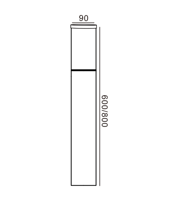 Luz de jardín de pared cubierta de 90 piezas HR60101-600 Luz de jardín de pared cubierta de 90 piezas HR60101-600
