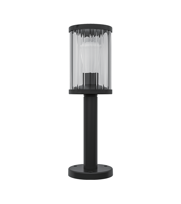 Lámpara de jardín LED de vidrio rayado vertical HR60132-600 Lámpara de jardín LED de vidrio rayado vertical HR60132-600