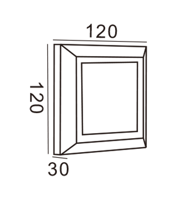 Aplique de pared Apple rectangular HR20032 Aplique de pared Apple rectangular HR20032
